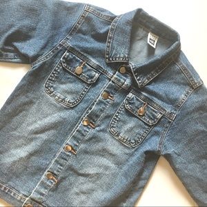 Mono Star Embroidered Denim Jacket | Jean Jacket